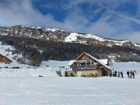Vue de la station du Désert d'Entremont ski nordique