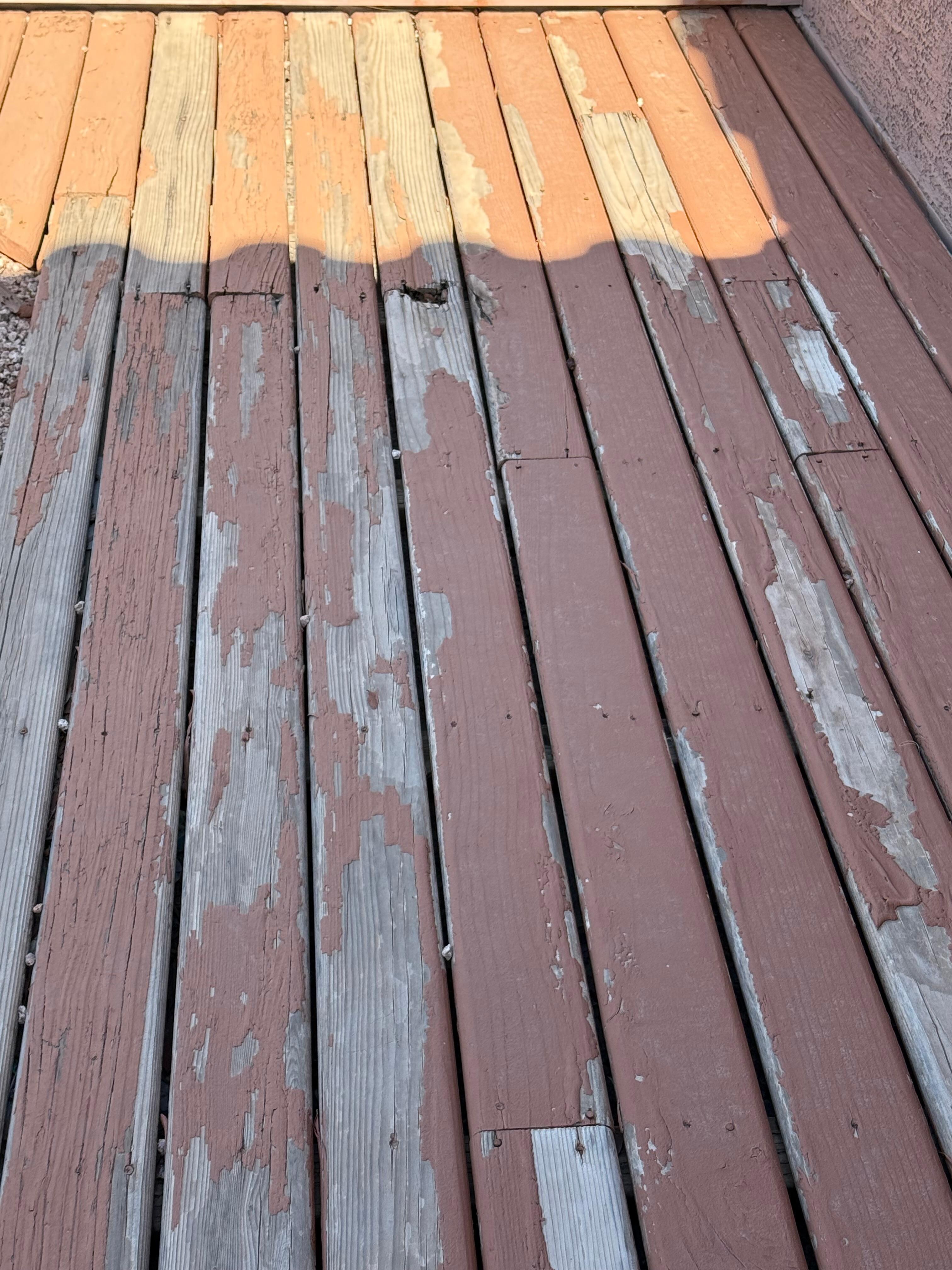 Master bedroom deck