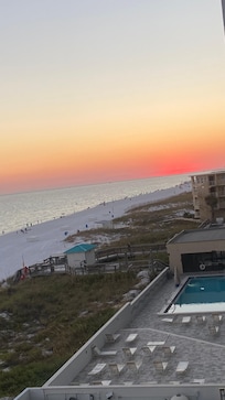 view from the balcony