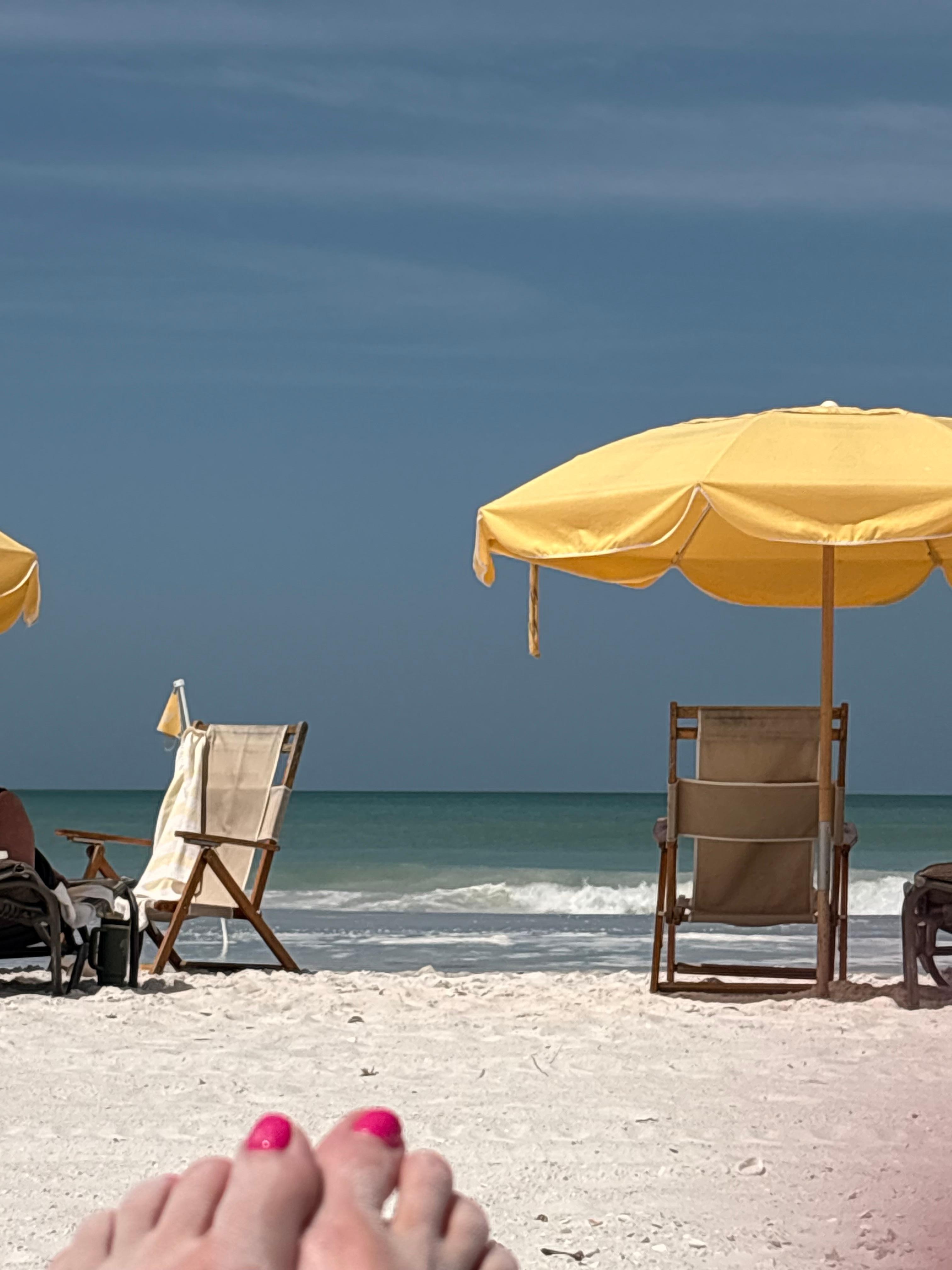 Beach front with chair service!