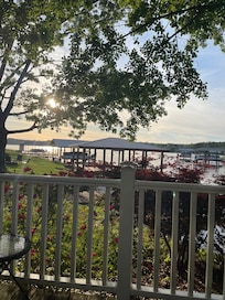 Sunset from the back deck.