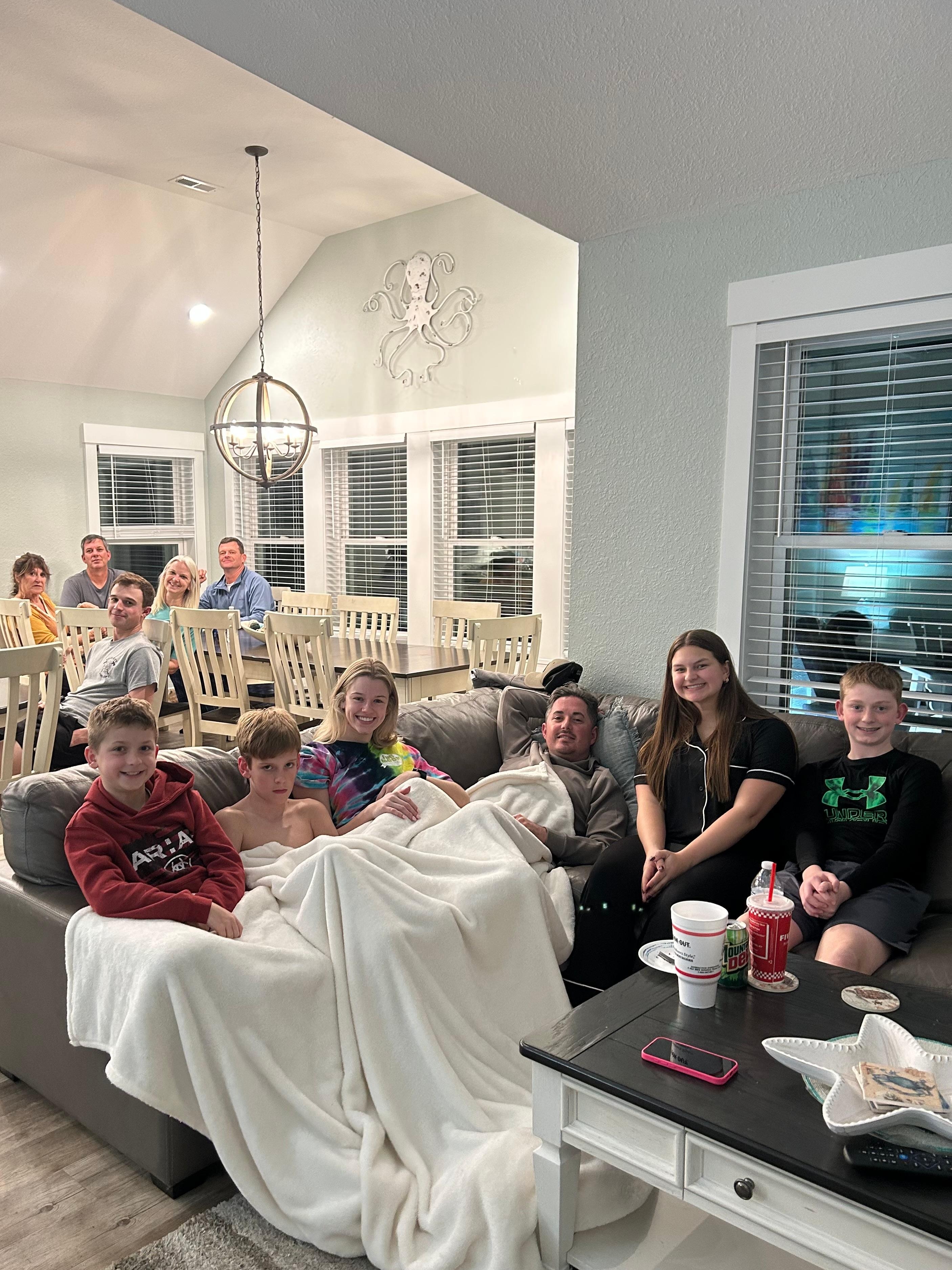 Love family time and this house works perfectly!