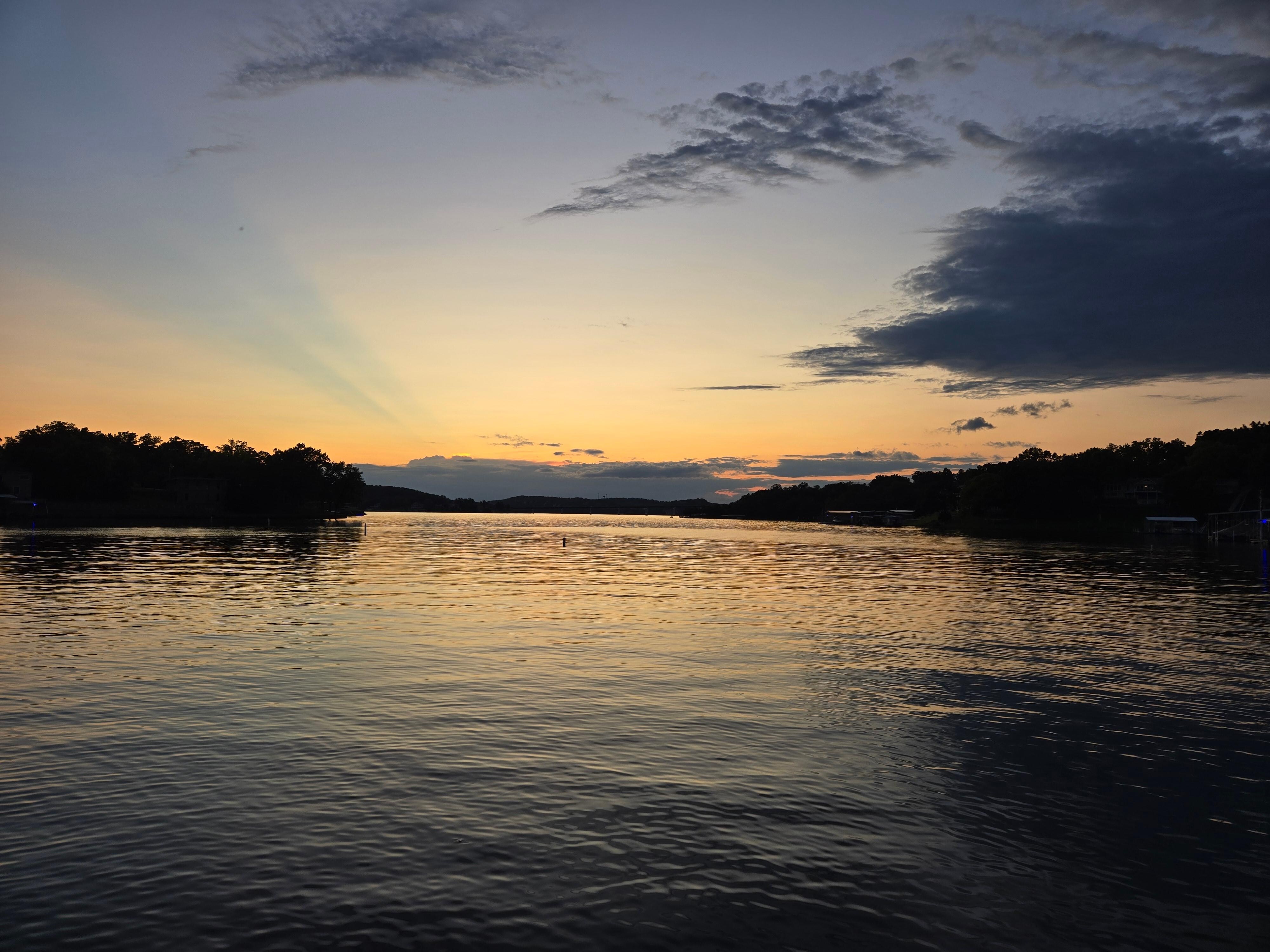 Sunset from the balcony