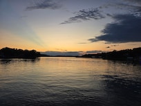 Sunset from the balcony