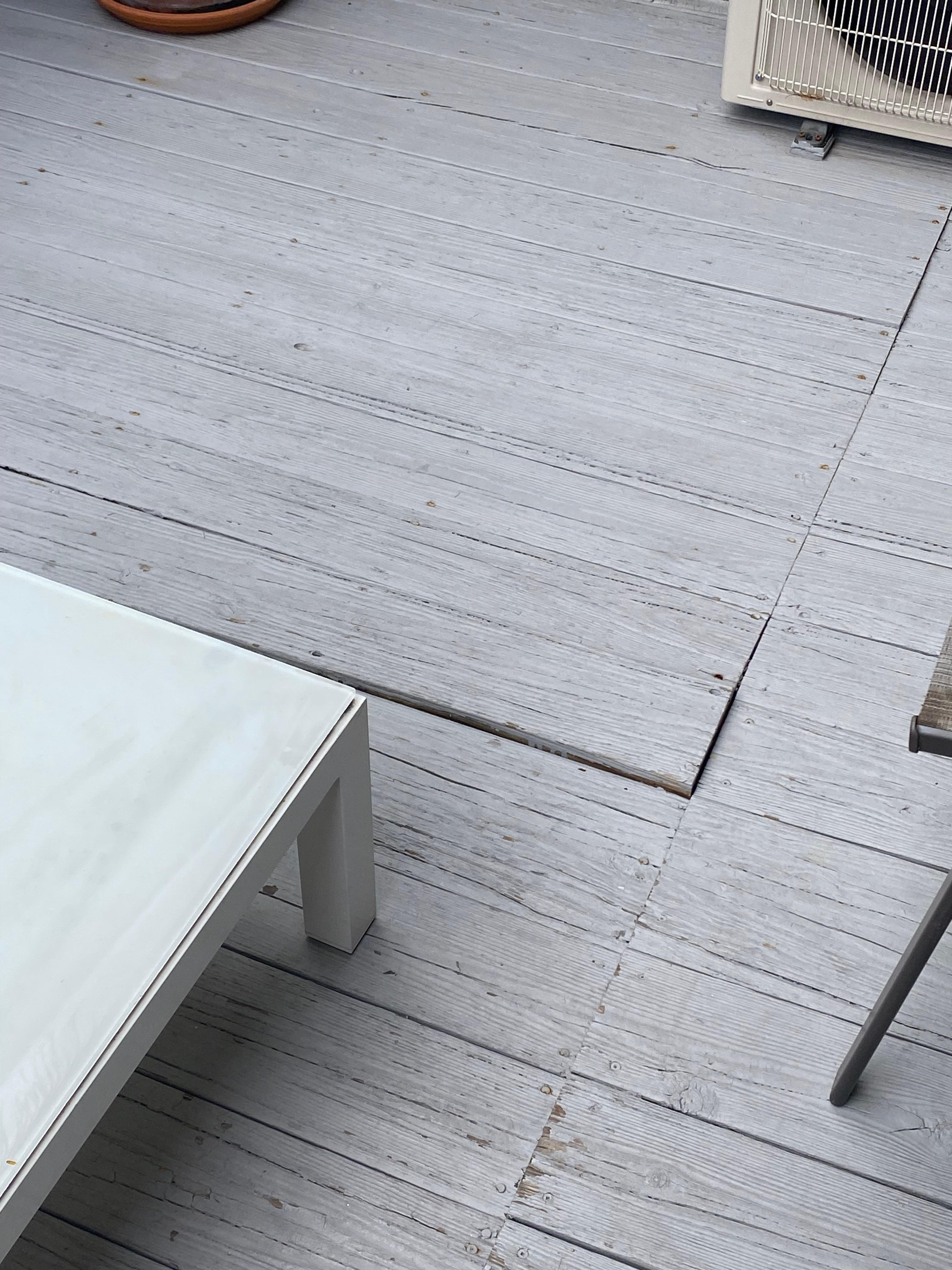 Decking board coming up and loose