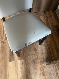 damaged upholstery