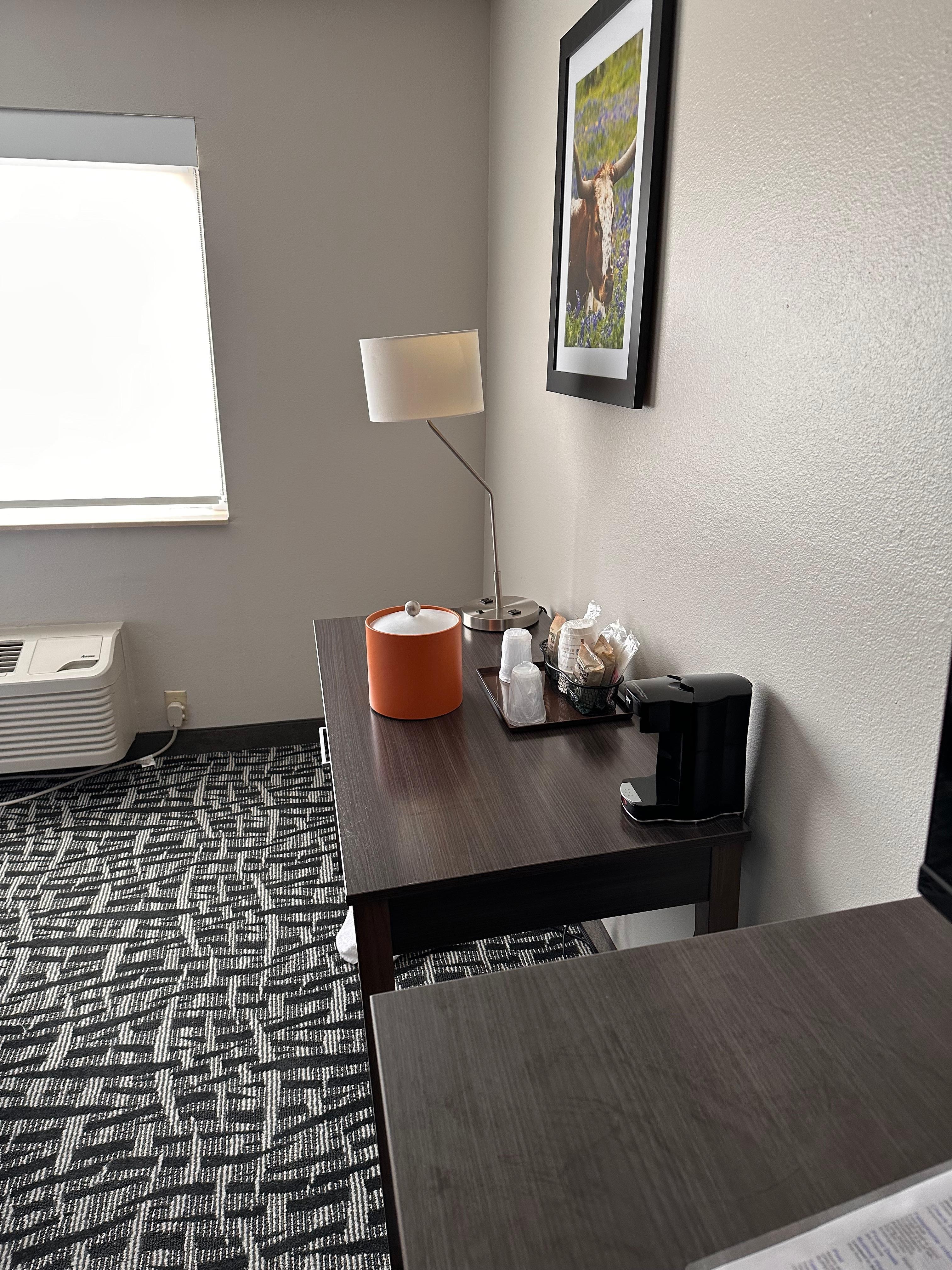 You can see how far the lamp is leaning compared to the pic frame. The dip in the room took up the majority of the room.