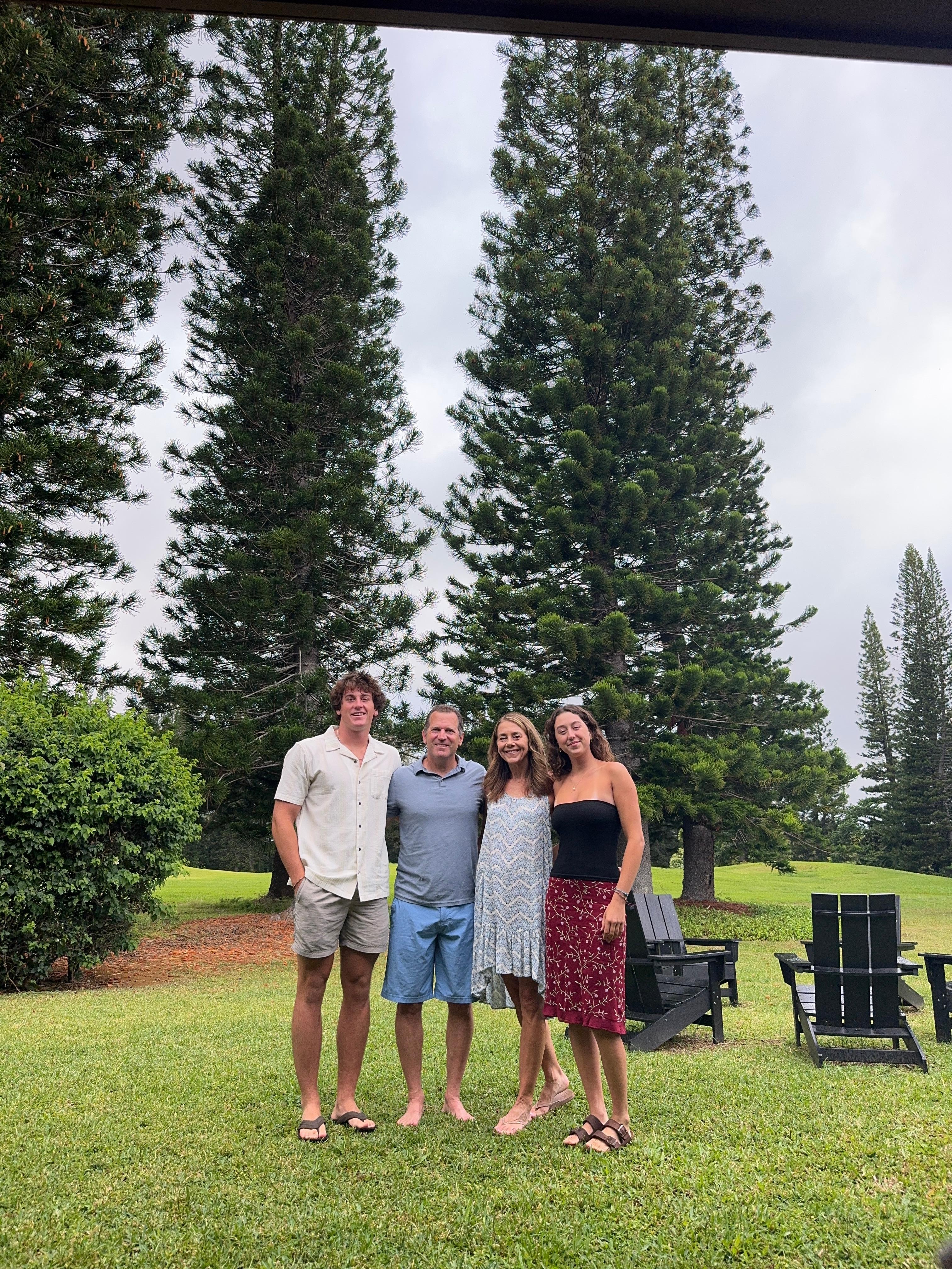 Tranquil backyard of this amazing house.  