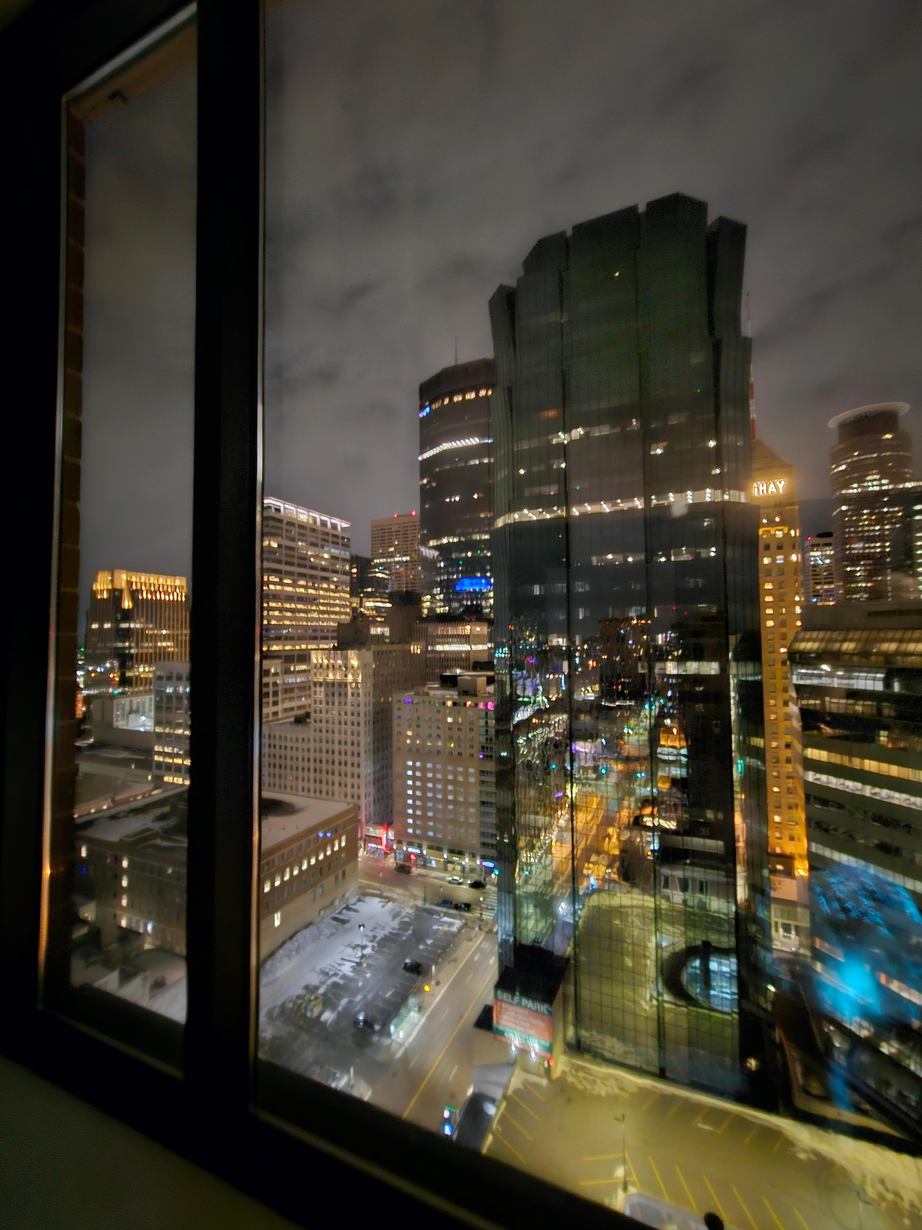 Beautiful city view from room!