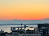 Sunset from rooftop
