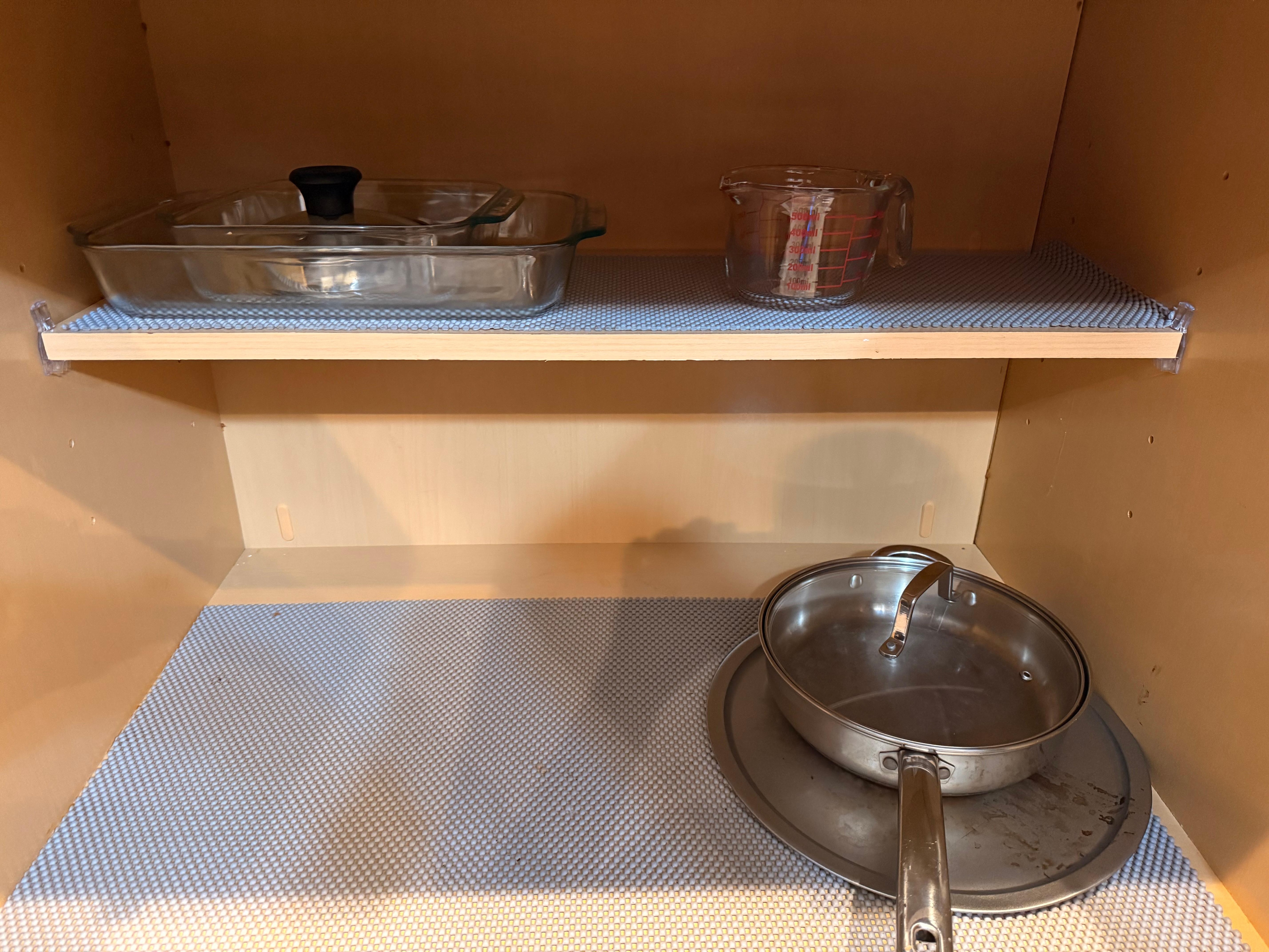 This was the amount of cookware to host 12ppl