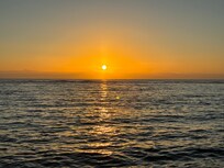 Sunrise right in front of the condo