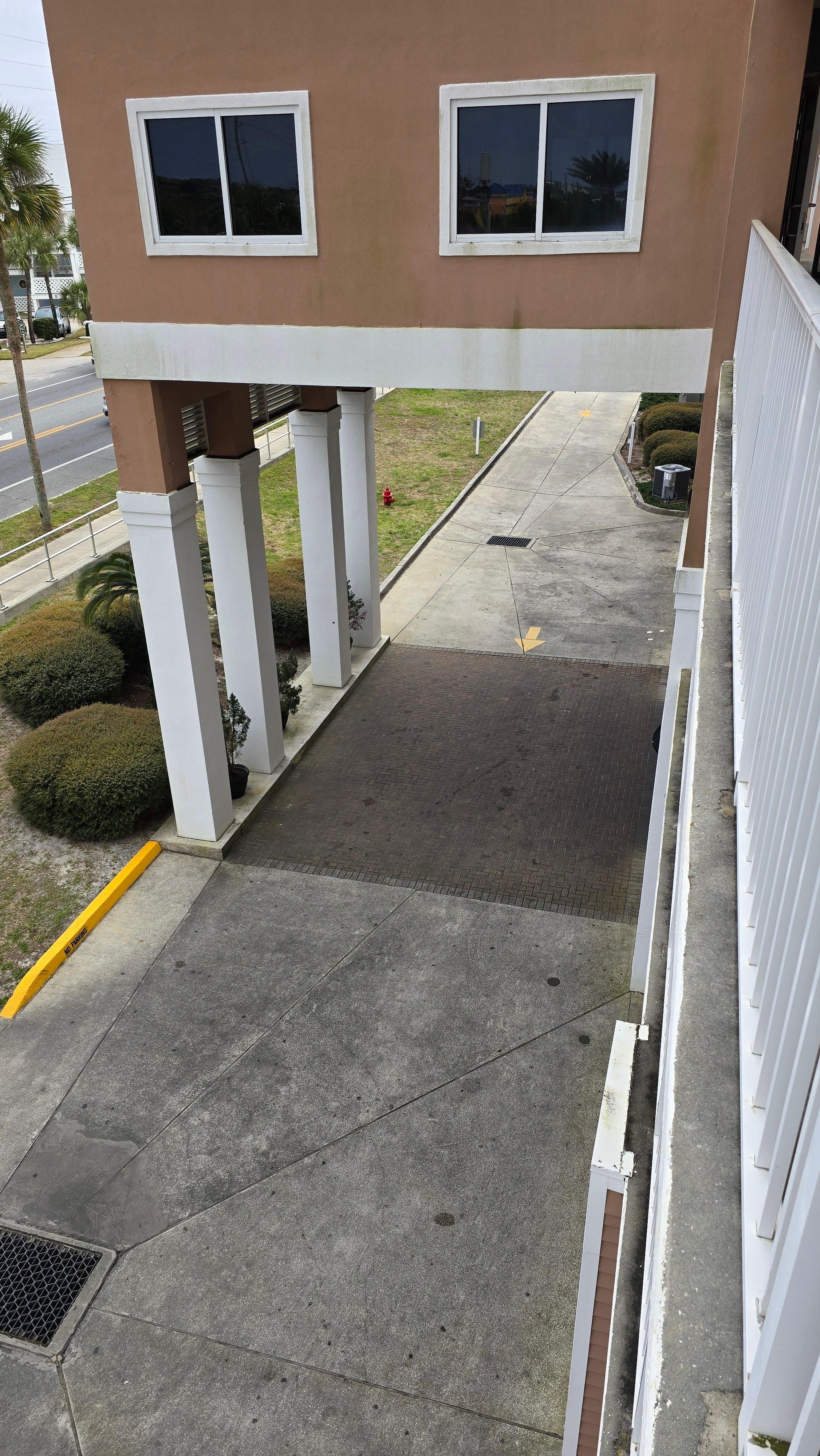 Tp view down main entrance