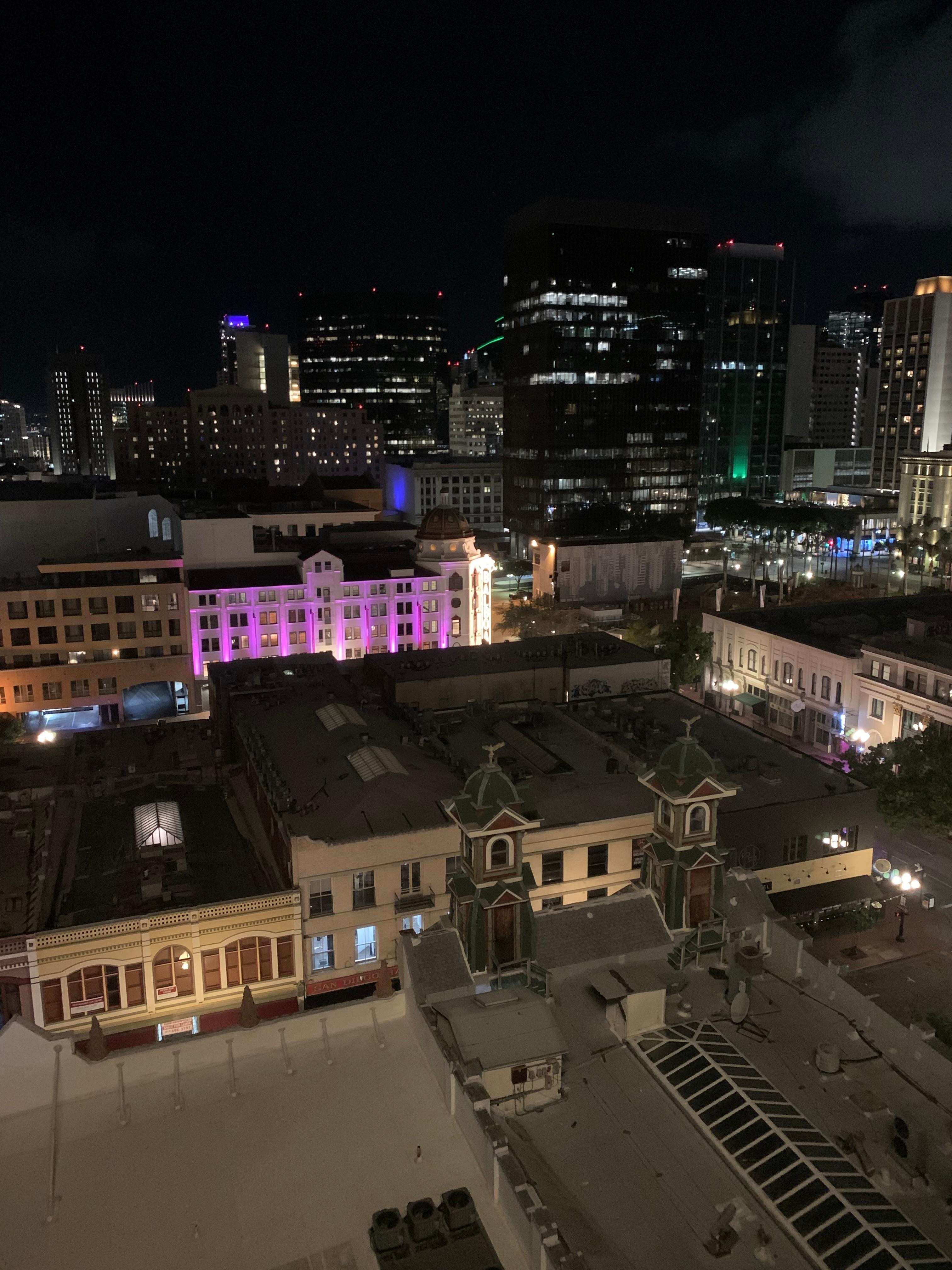 From the room