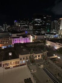 From the room