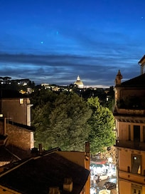 Early evening view of St Peters from the Terrace