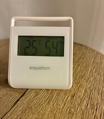 Température dans la chambre à 2 h avec la fenêtre ouverte ….