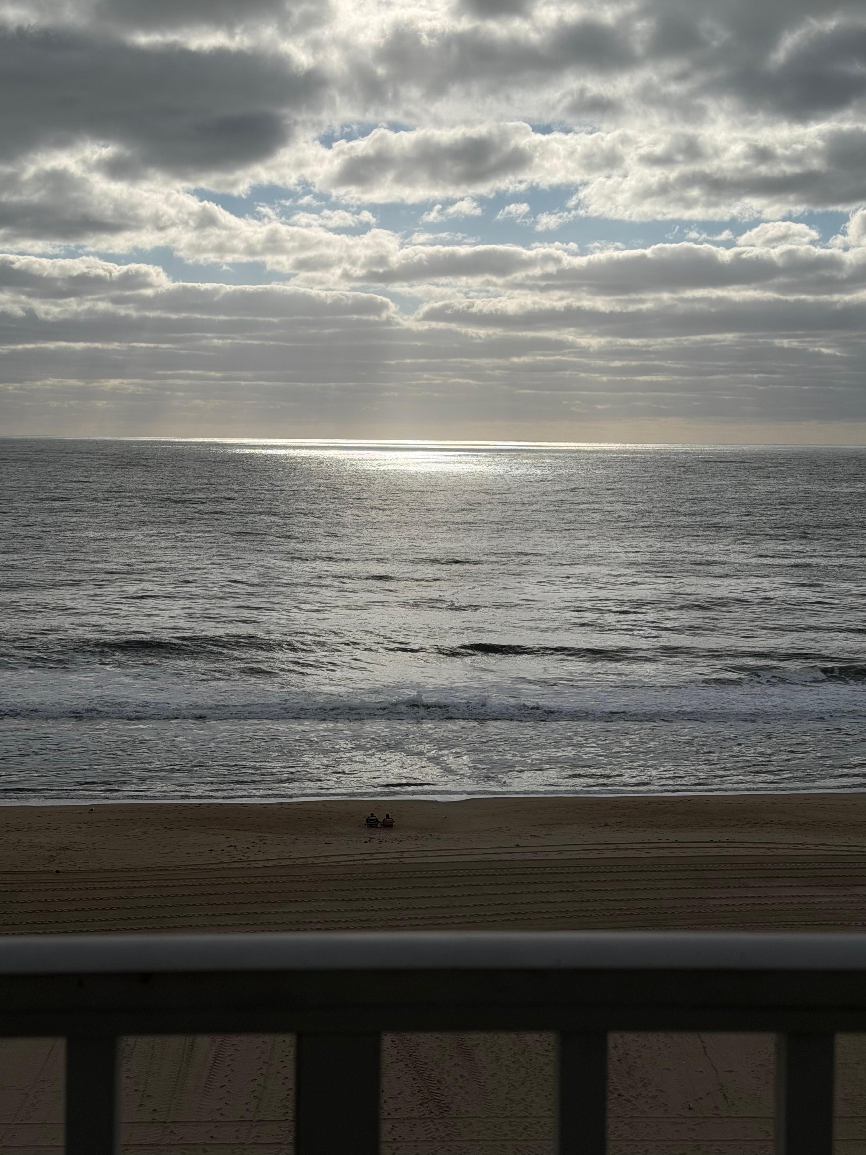 Late sunrise from the balcony