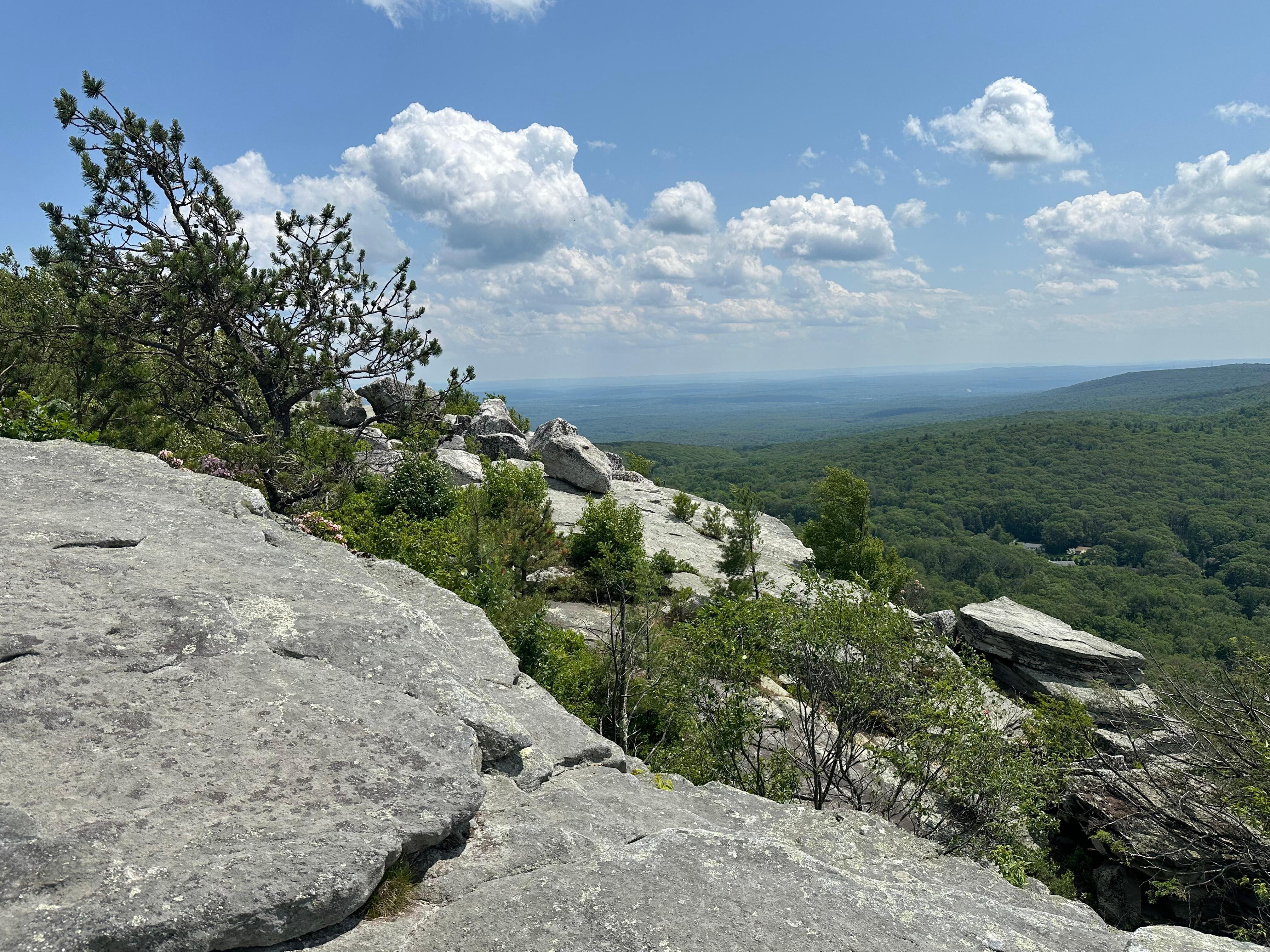 Panoramic view from the Bear Hill Preserve (30min away). 