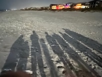Fun family ghost crab hunting.