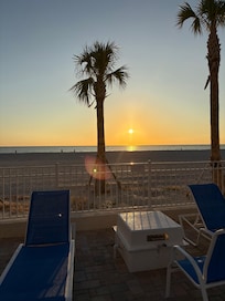 The view from the pool