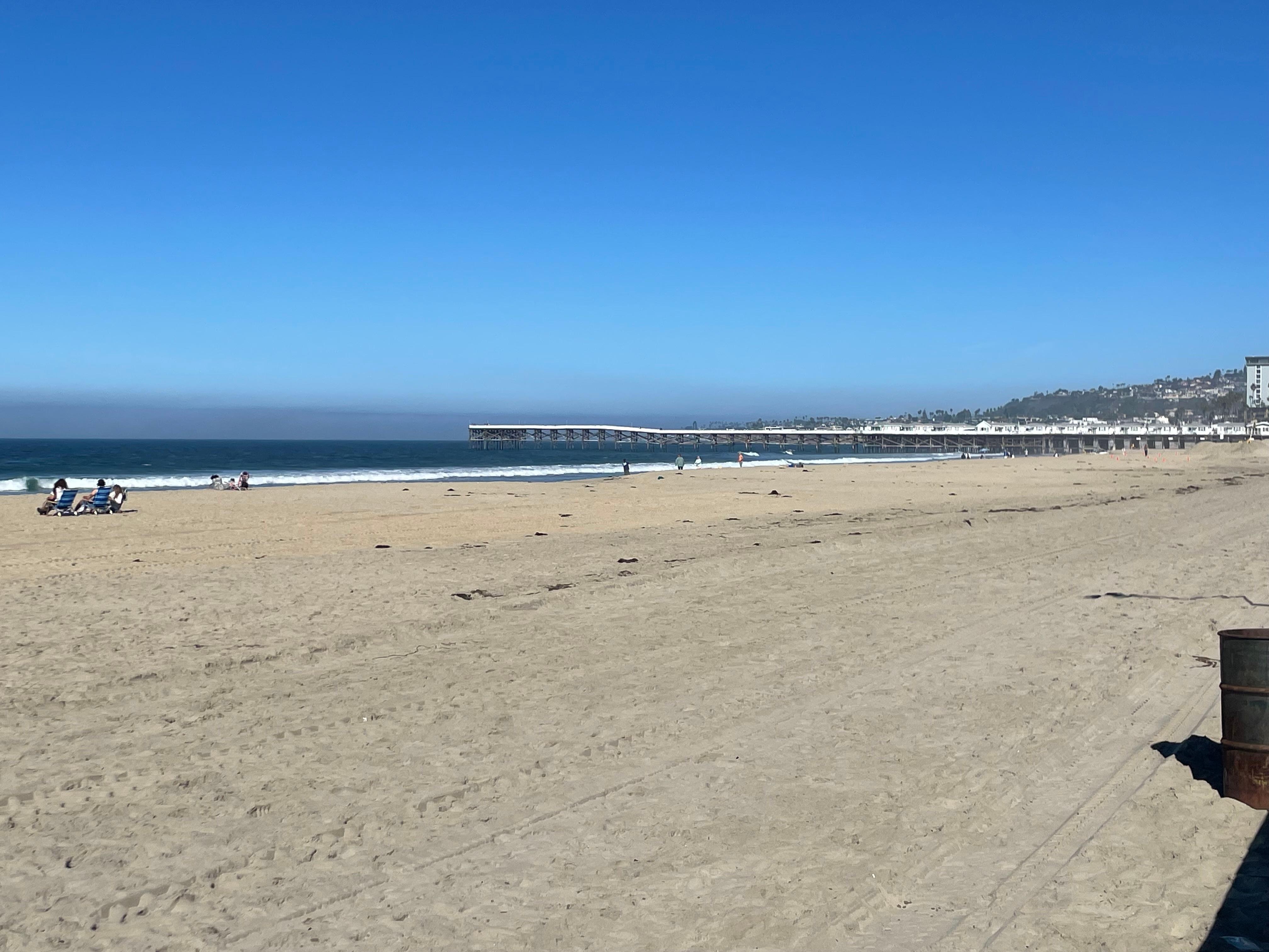 Looking from door that leads to beach