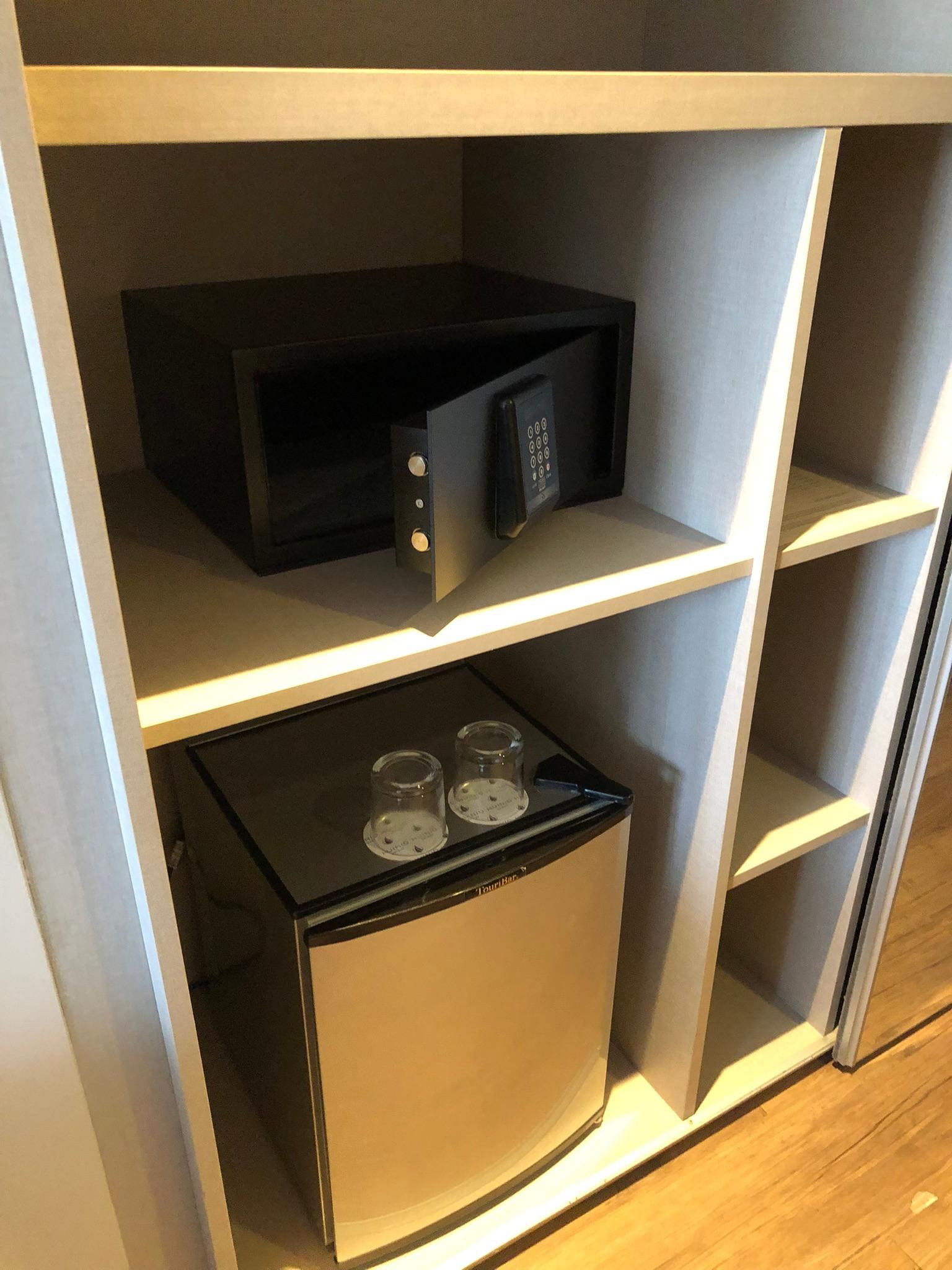 Fridge and in-Room Safe