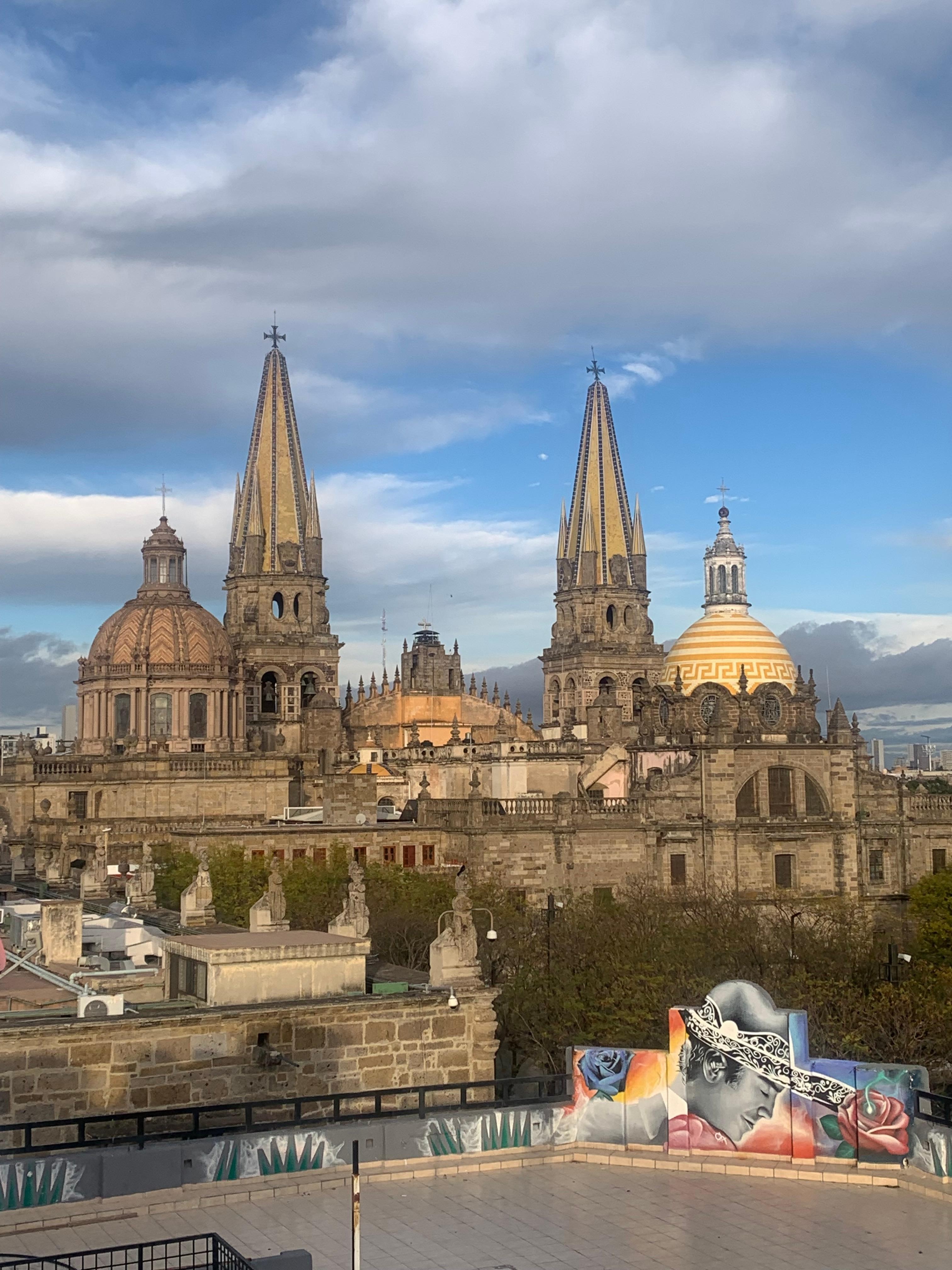 Taken from the rooftop terraza