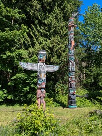 Stanley Park totem poles