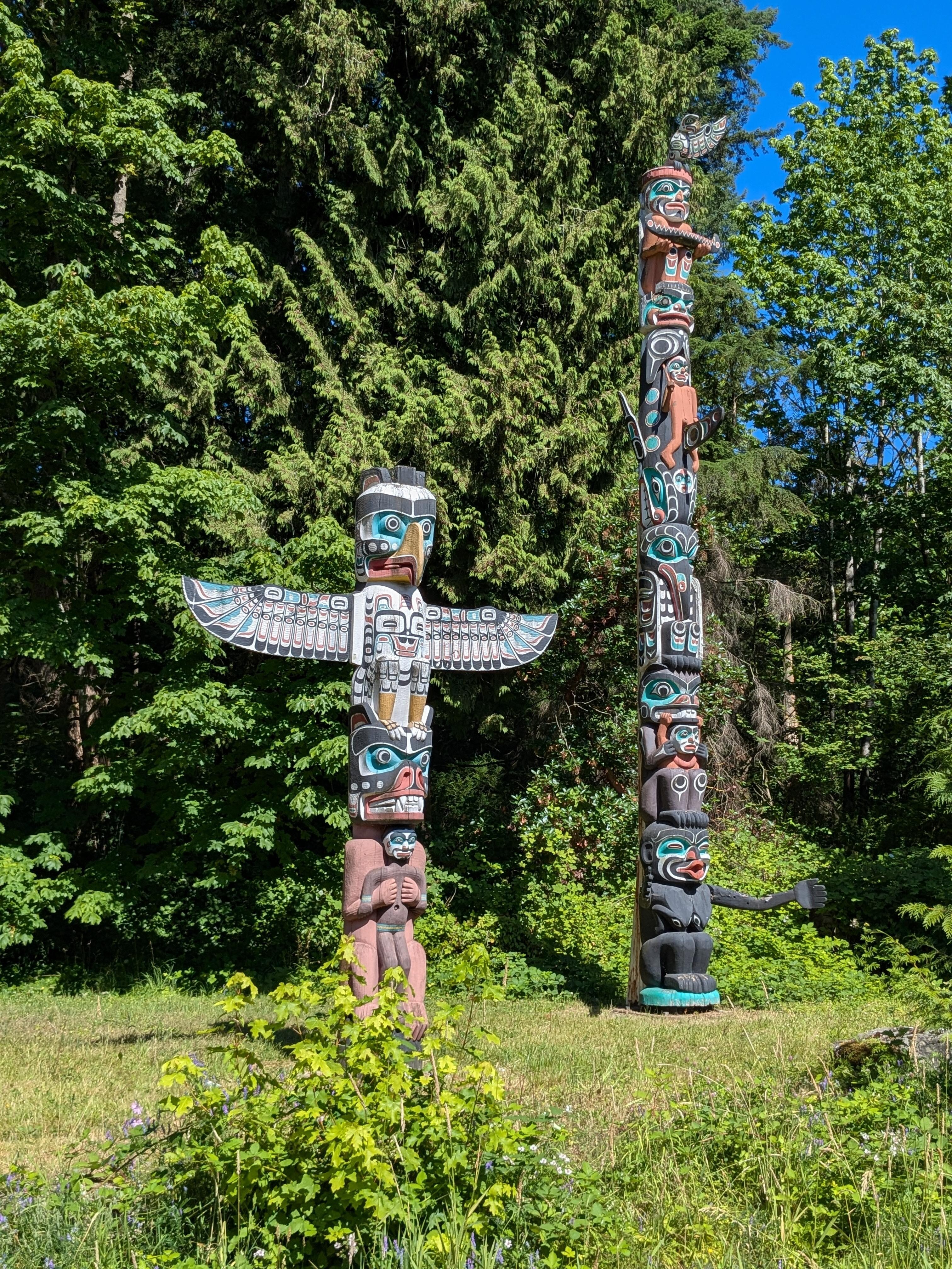 Stanley Park totem poles