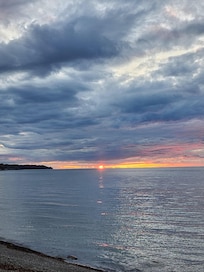 Sunset on our first day.