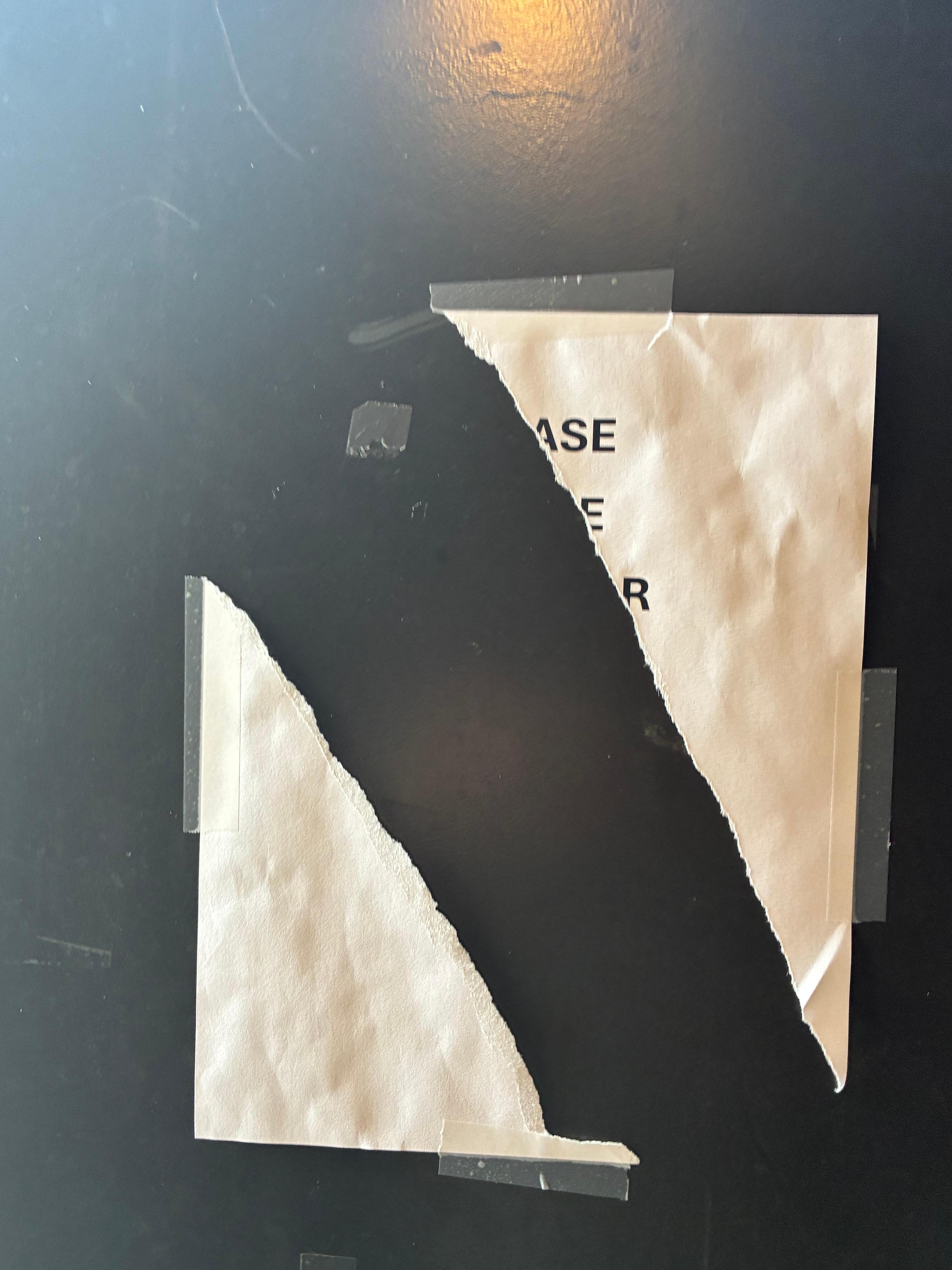 Old and looks dirty, Ironic as the door is open in this