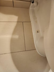 Urine around the toilet
