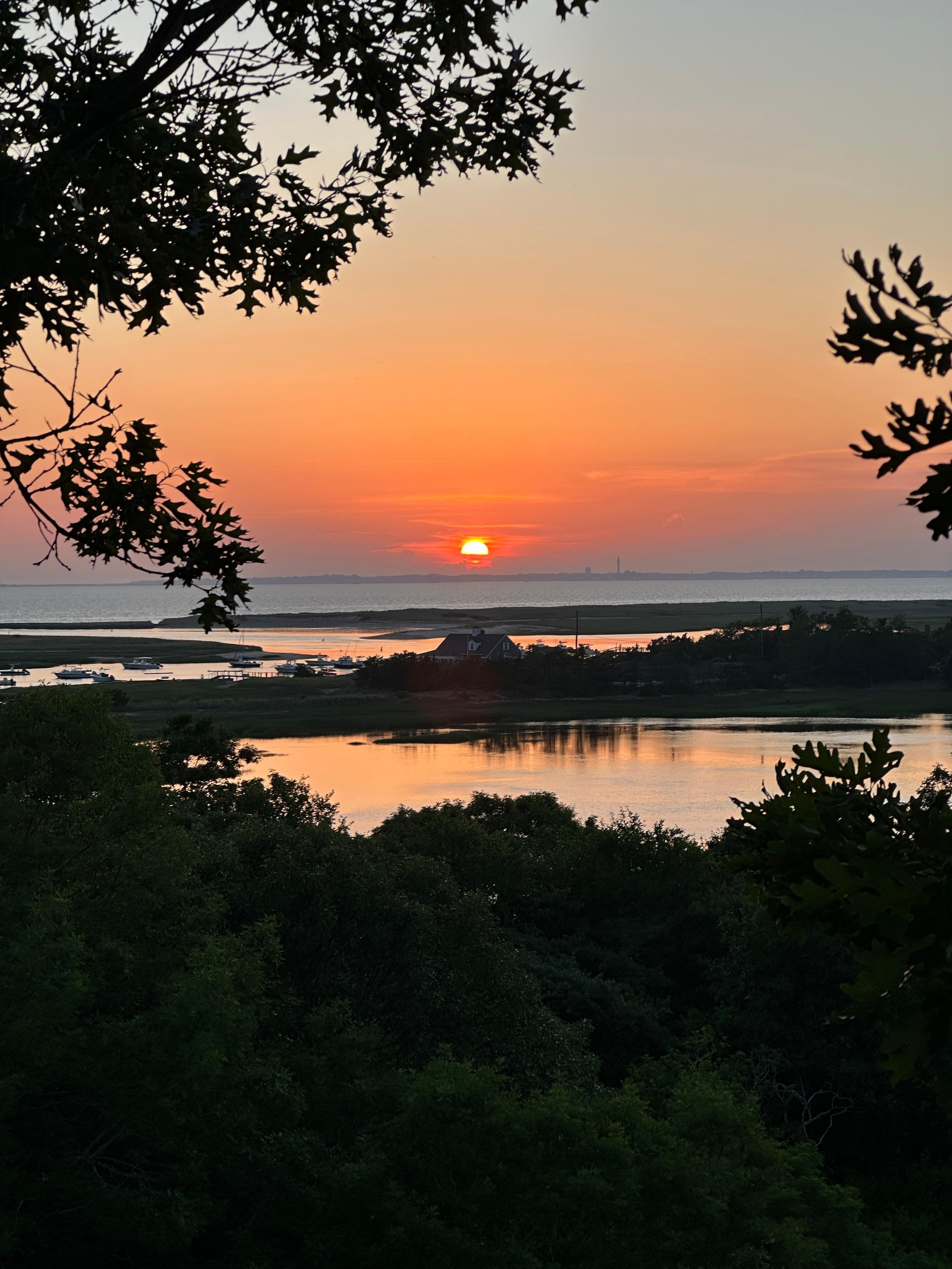 From the deck. Gorgeous views!