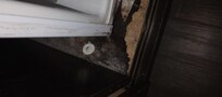Leg broken on fridge