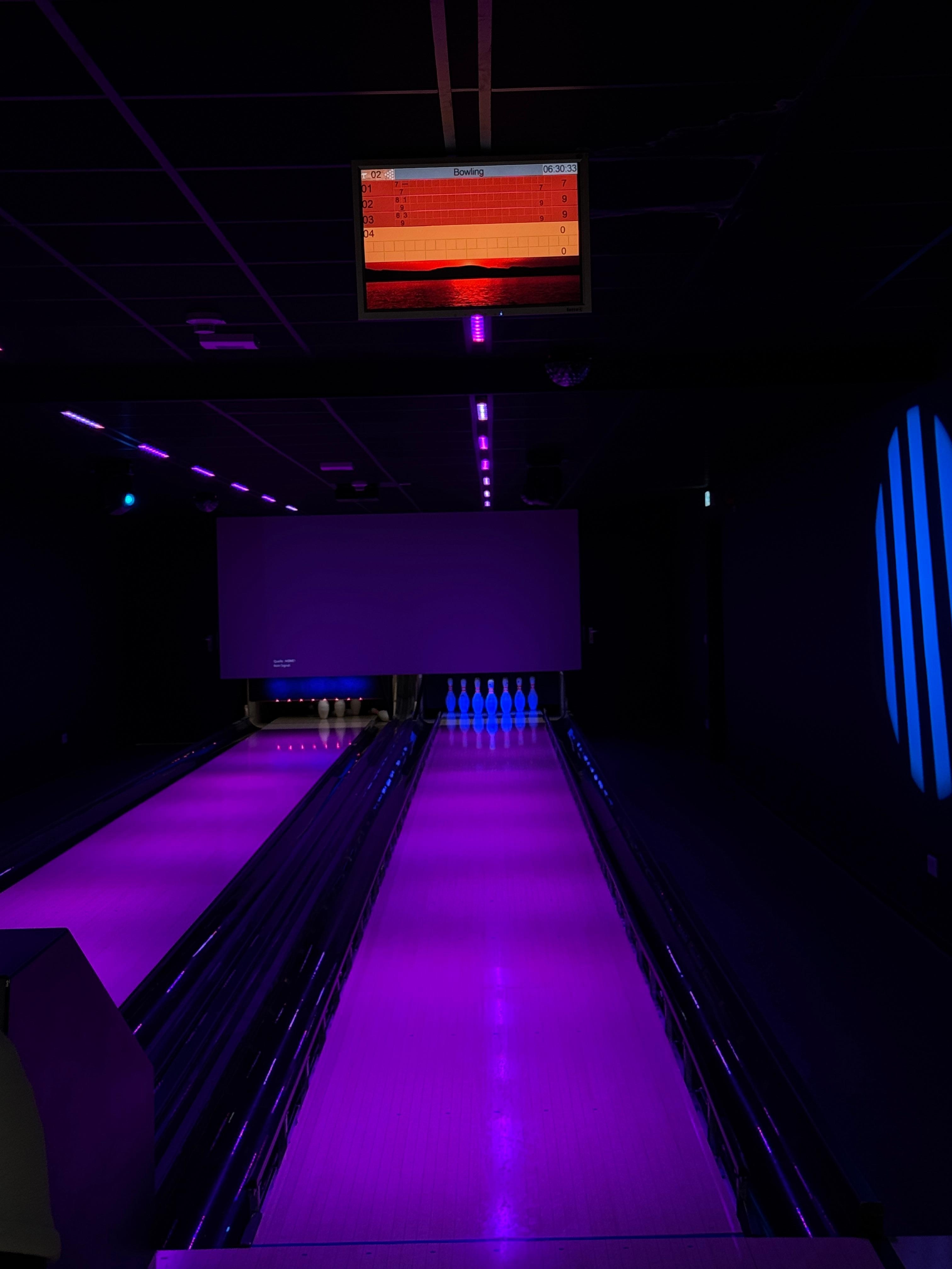 Die Bowling Bahn war klasse!