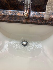 Sinks do not drain