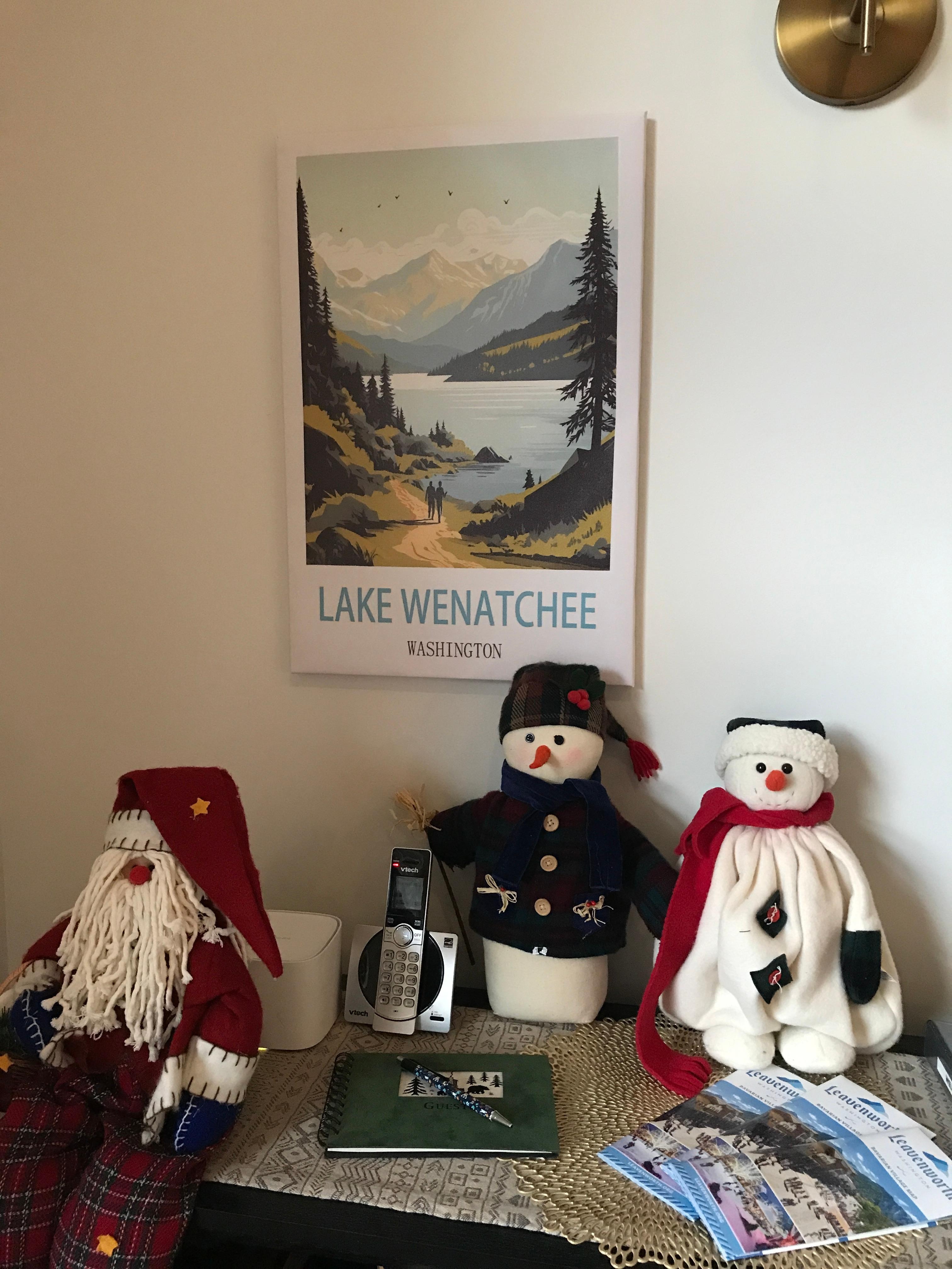 A little extra Chrissy decoration for us