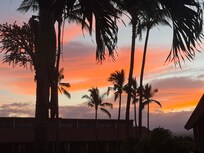 Sunset from the balcony