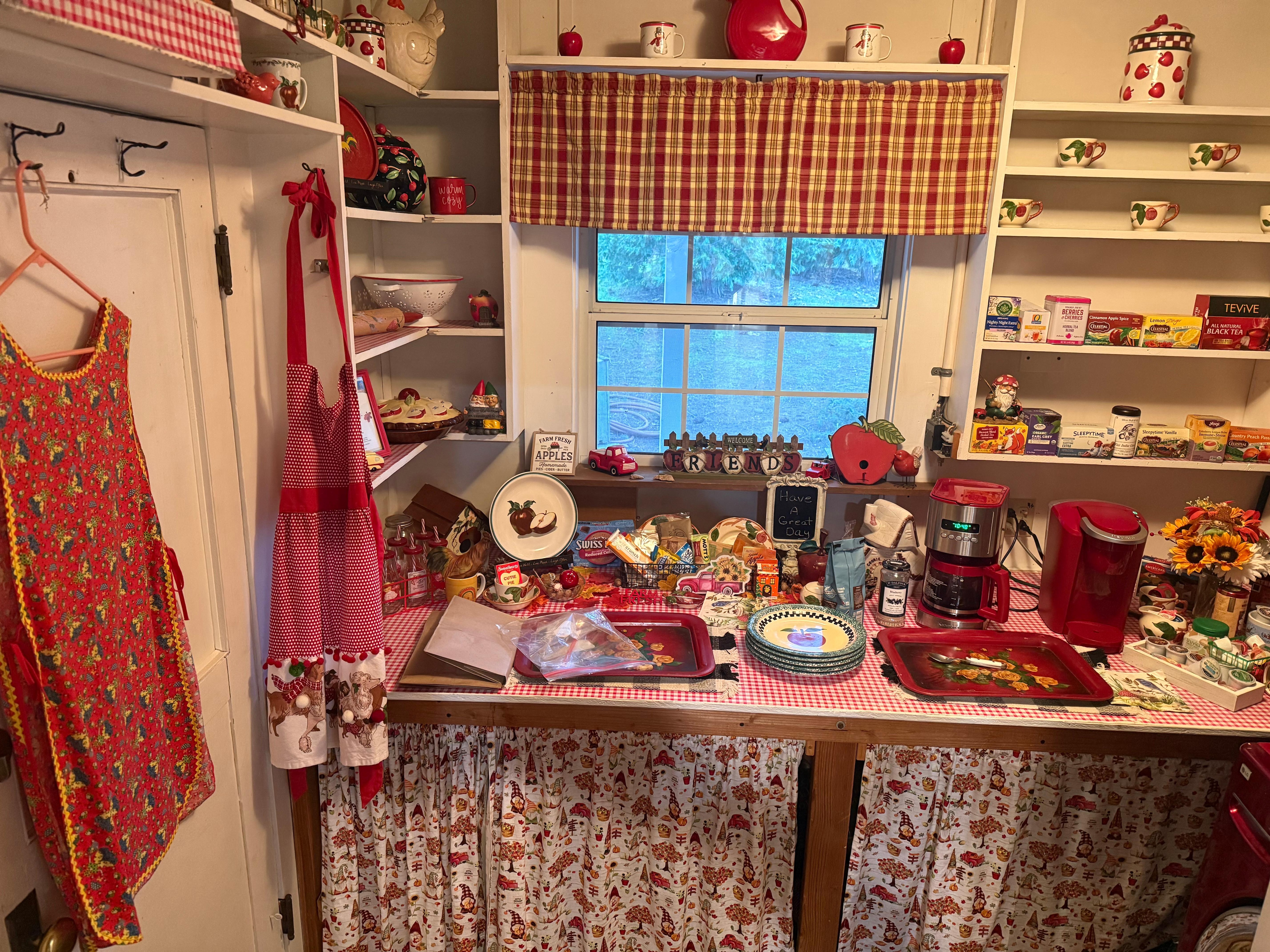 Coffee, tea, snacks galore!