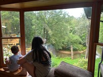 Siblings enjoying the view!
