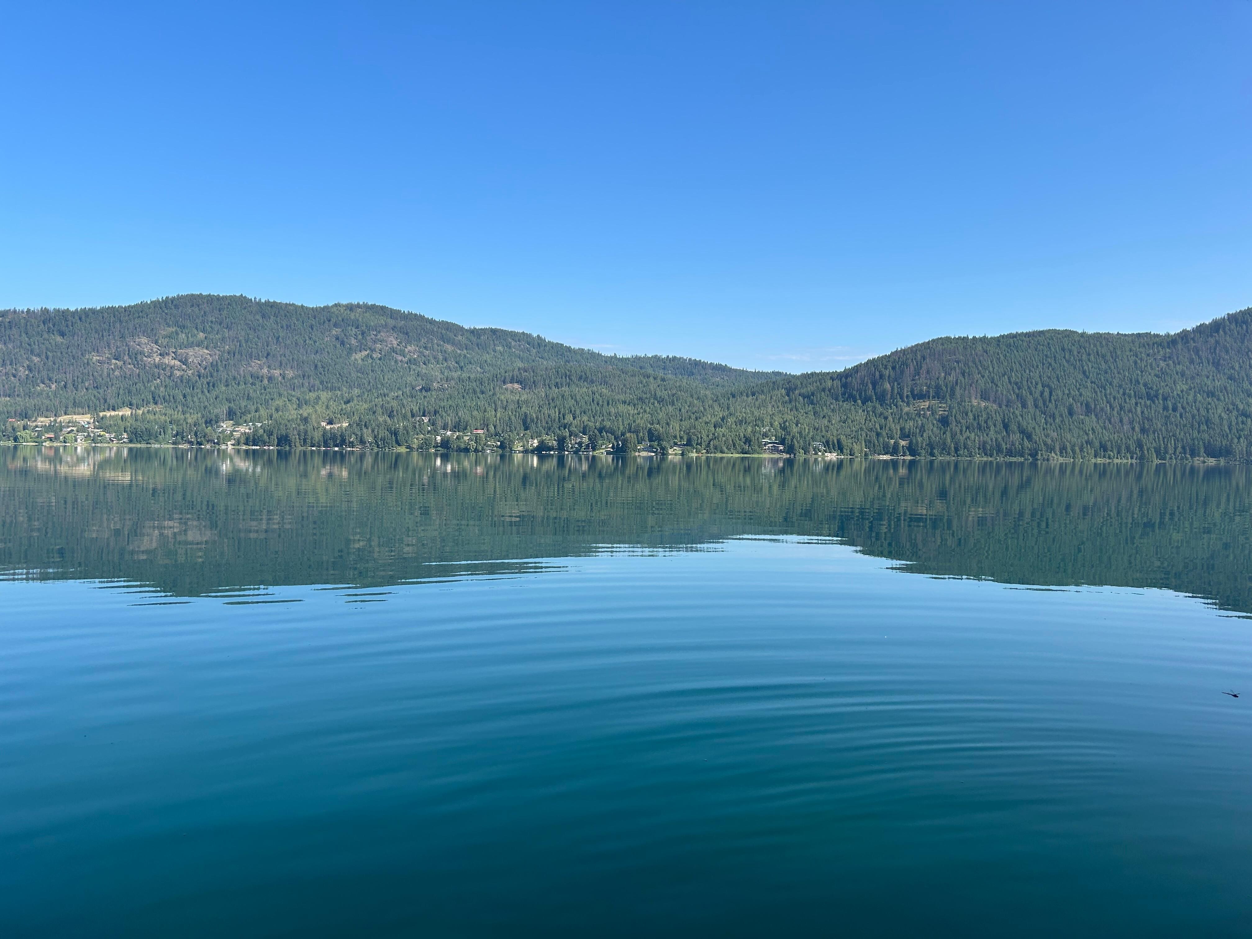 View from the dock over White Lake