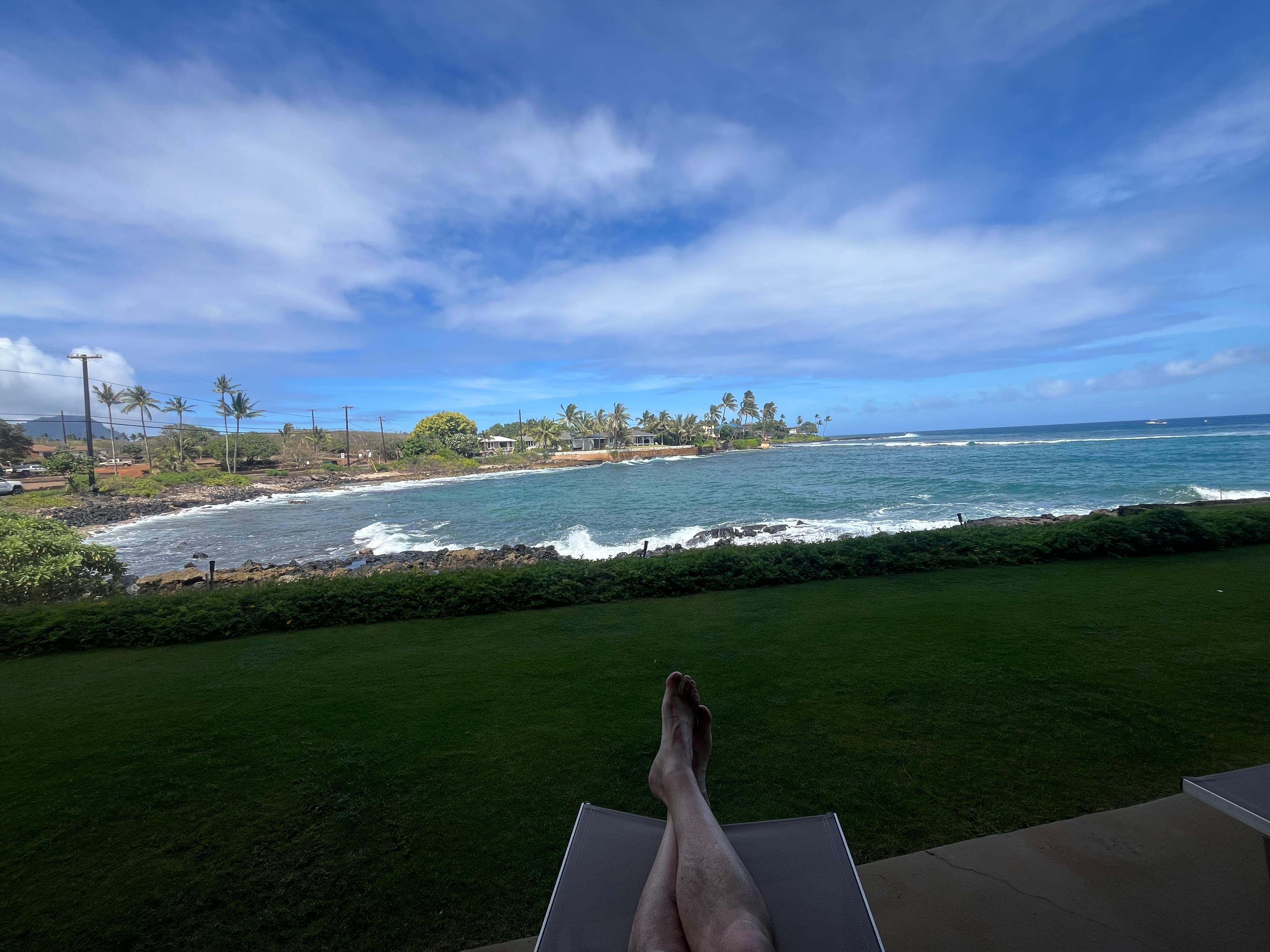 Afternoon hanging on our lanai