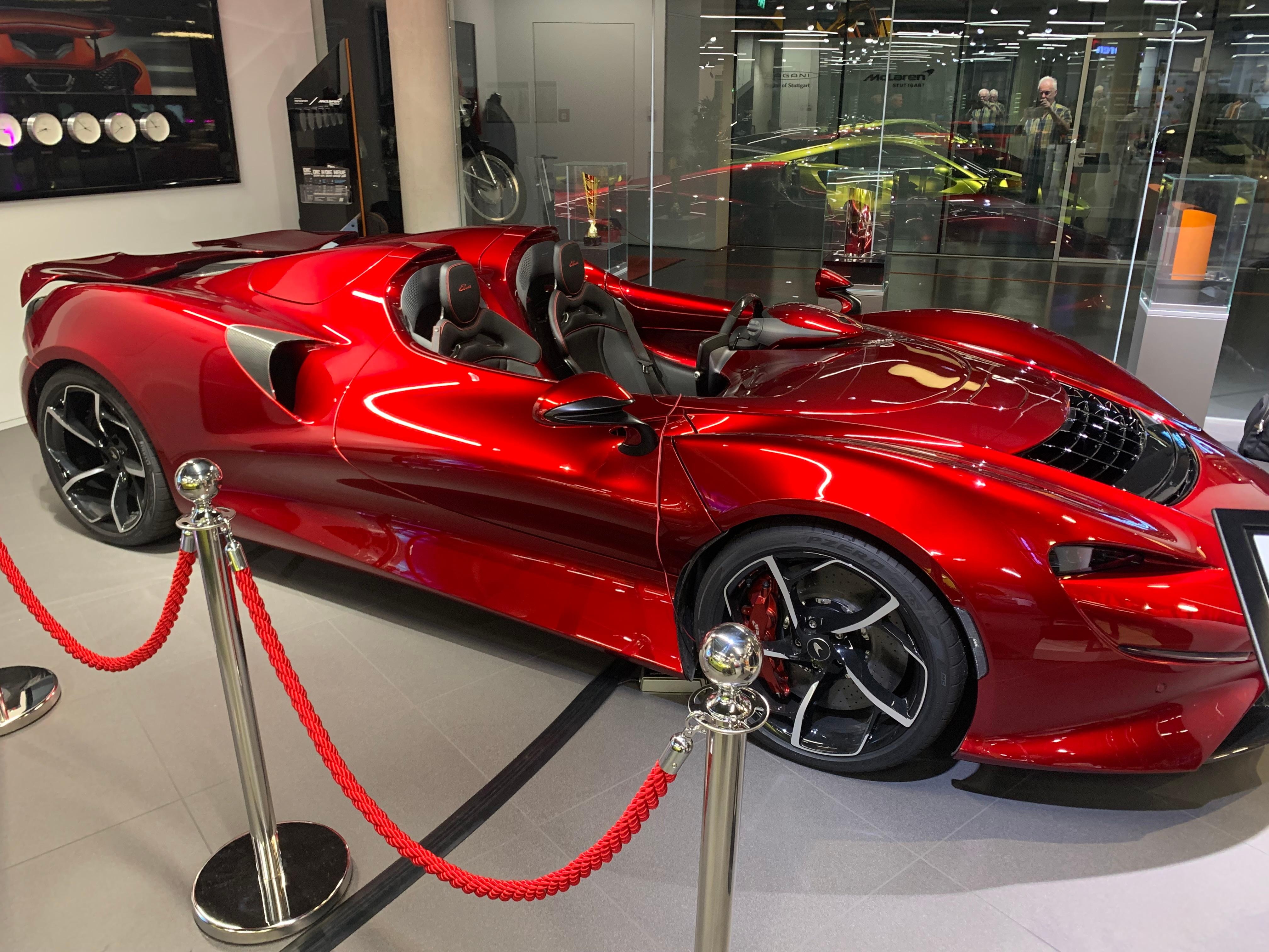 McLaren Sales area within the hotel