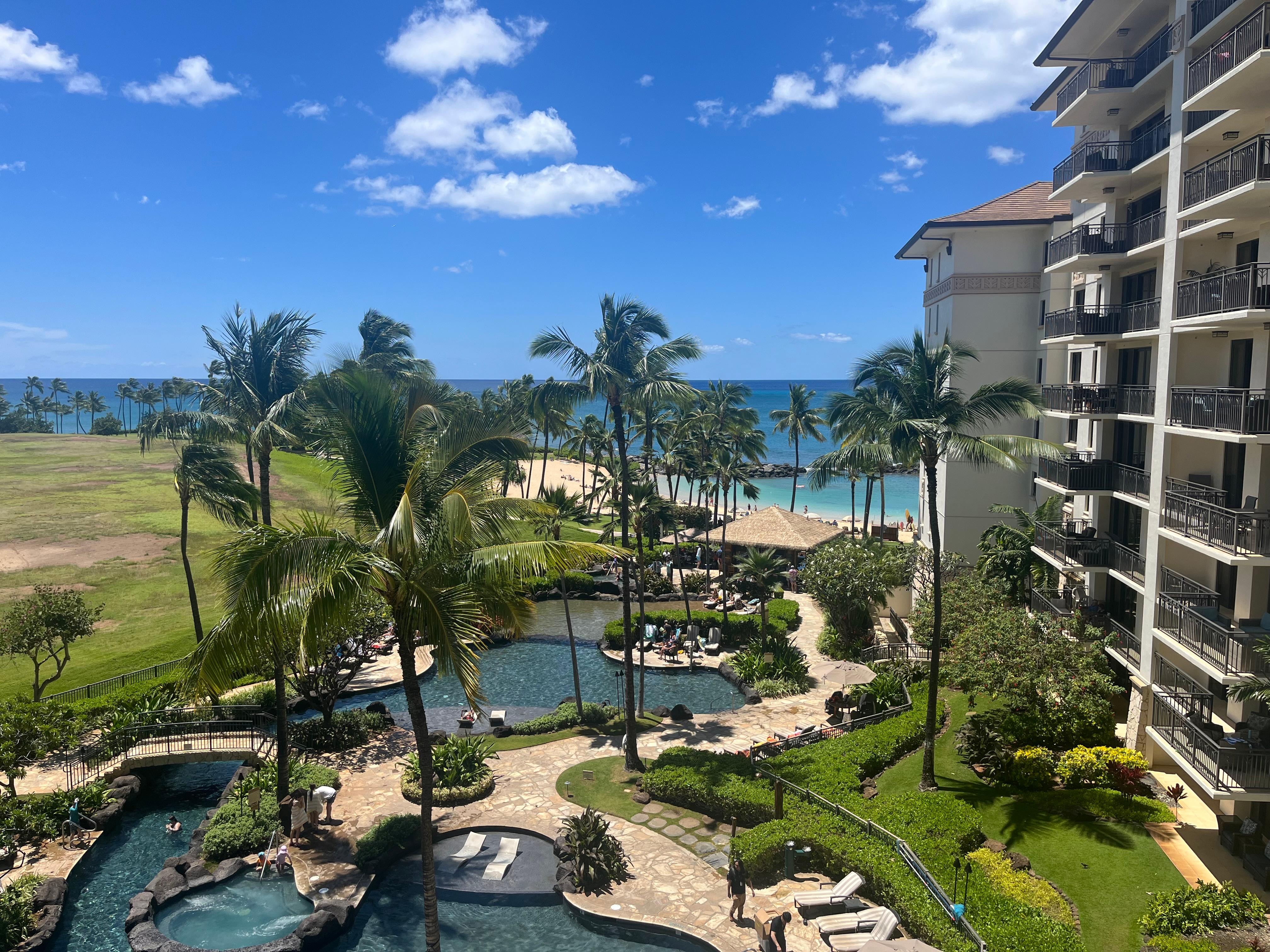 Ocean view from our condo