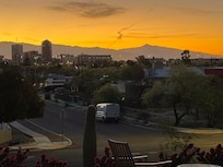 Sunset view from front seating area