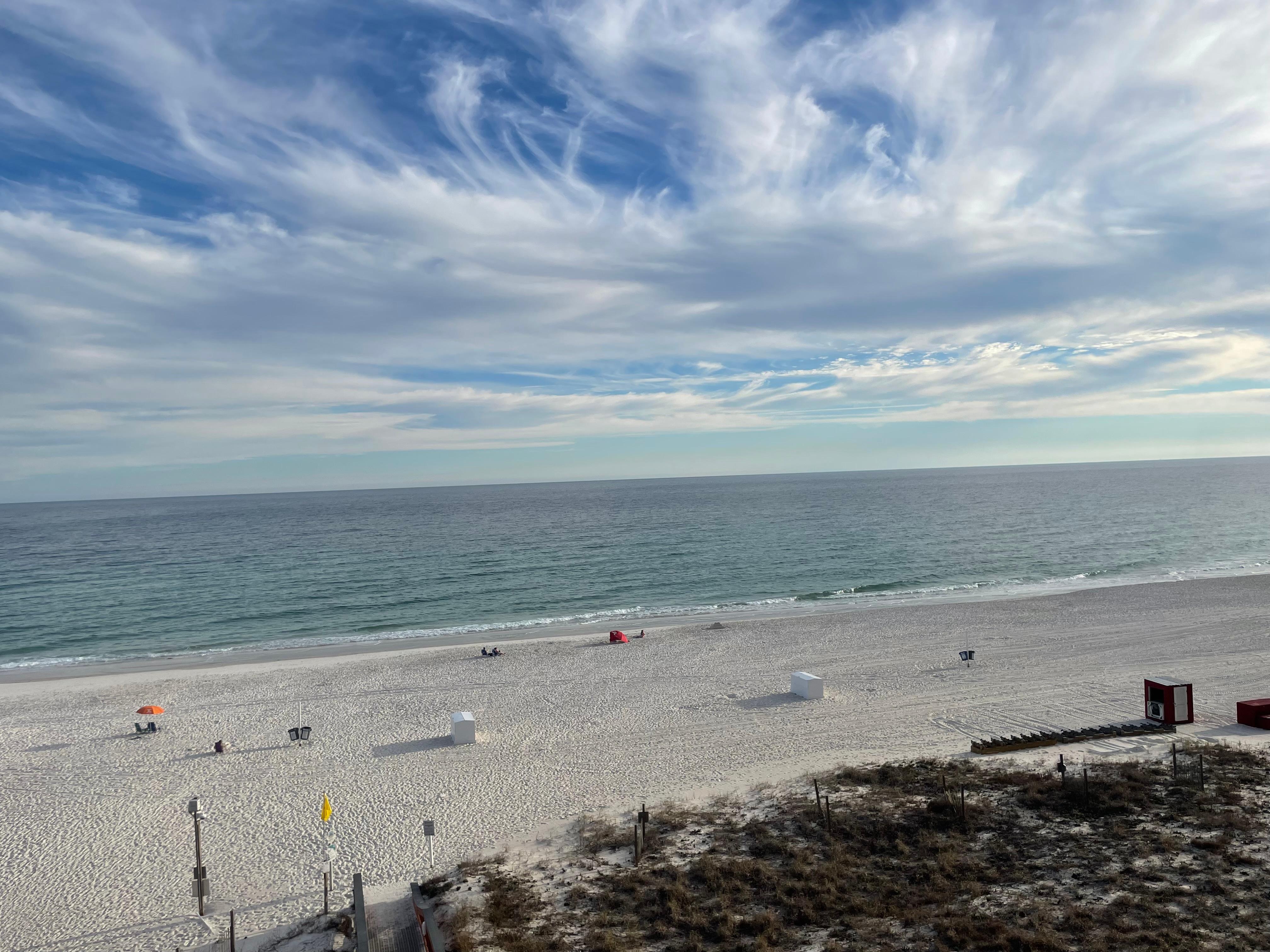 Good ol beach view from the balcony 