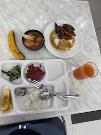 My choice from a buffet-style breakfast. ビュッフェスタイルの朝食から選んだもの。