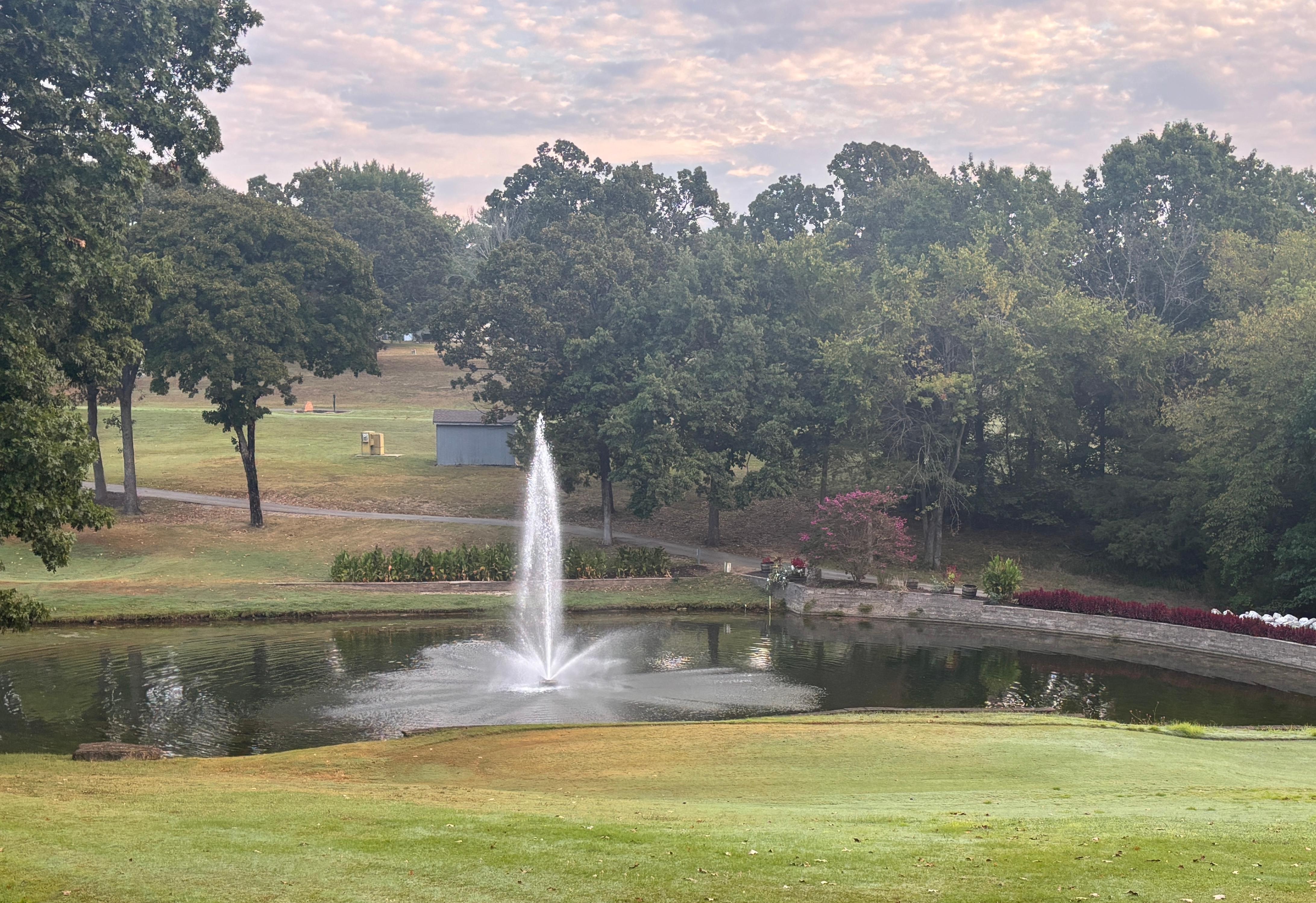 Fountain in the complex