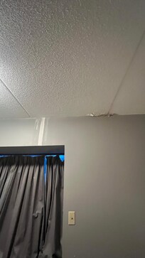 Ceiling coming apart